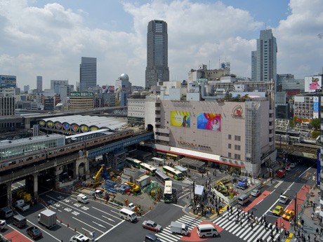 再開発が進む渋谷駅周辺