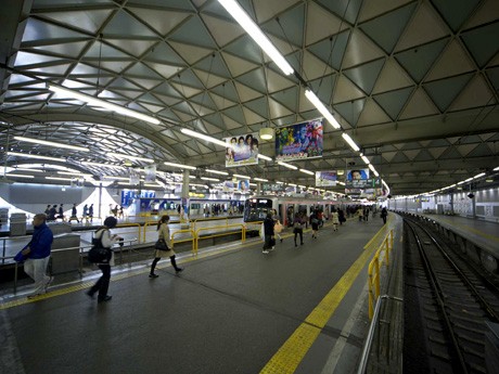 現在の東横線渋谷駅のホーム