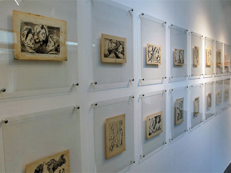 「花妖」の挿絵54点を初公開。写真提供：岡本太郎記念館