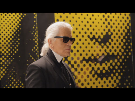 カール・ラガーフェルドさんのインタビューをするまでの経緯を追った「ZILLIONS by Malcolm Venville for NOWNESS]より