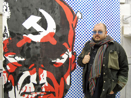 親日家でもあるアーティストのローランド・ベリーさん