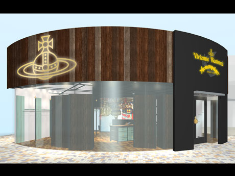 国内初の単独店となるラフォーレ原宿店の外観イメージ