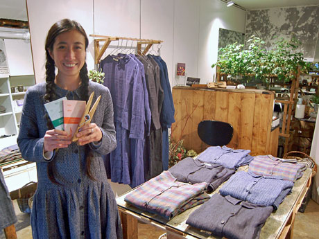 「商品の良さを伝えられたら」と話すオーナーの松田沙織さん