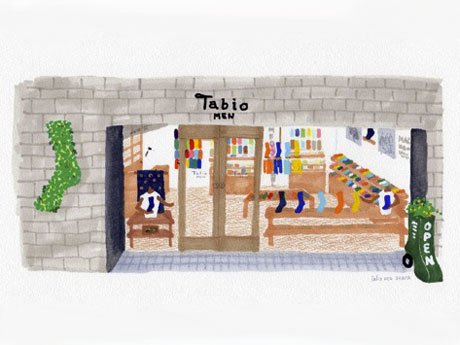 「Tabio MEN SHIBUYA STORE」の外観イメージ