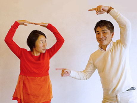 イベントのきっかけとなった（左から）ロフトワークの代表取締役・林千晶さん＆社長・諏訪光洋さん