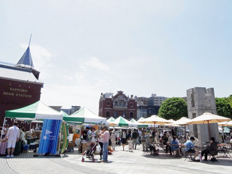 過去に開催した「恵比寿マルシェ」の様子