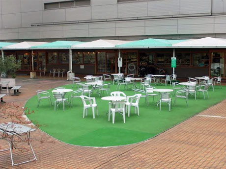 東急百貨店本店屋上の一角