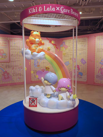 両キャラクターがコラボしたオブジェ