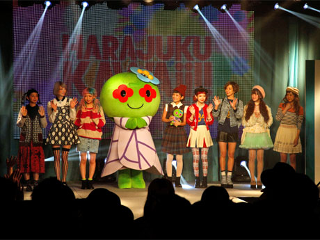 昨年原宿で開催した際のステージの様子