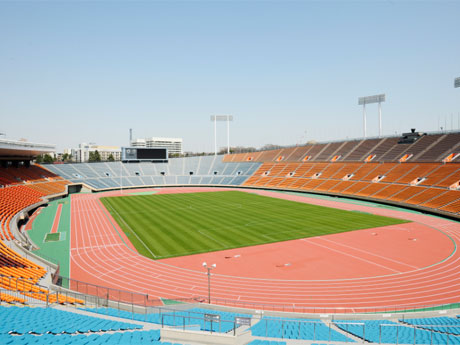 現在の国立競技場&copy;日本スポーツ振興センター