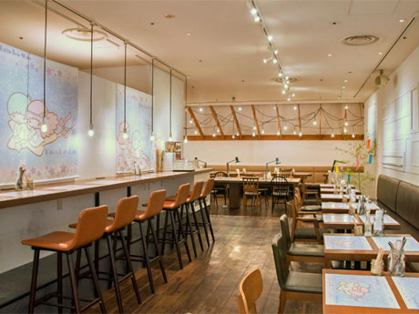 七夕仕様にリニューアルした店内