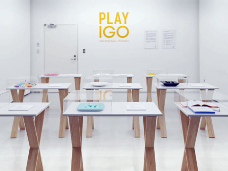 囲碁をテーマにしたデザインプロジェクト「PLAY IGO」の会場