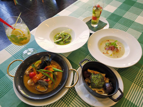 「変わり種野菜」を使った6品のコース（4,860円）