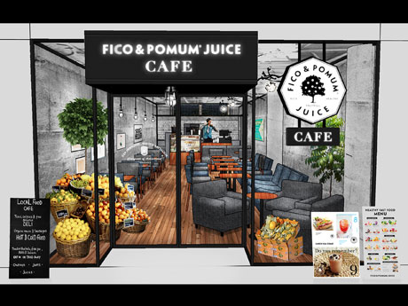 「くつろぎやすい空間」を目指す店舗イメージ