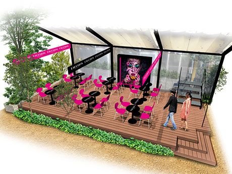 原宿にオープンする限定カフェのイメージ