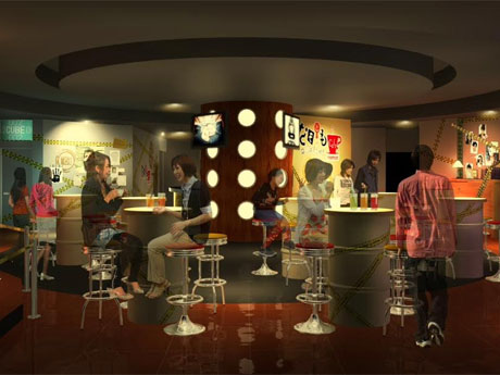 飲食をする「パブリックスペース」のイメージ