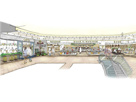 有隣堂（写真中央）と隣接してスタバ（同左手）が出店する（写真はイメージ）