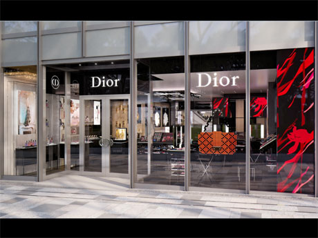 日本初の「ディオール パフューム＆ビューティー表参道ブティック」外観イメージ