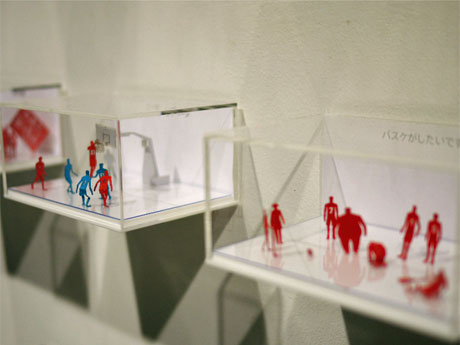 スラムダンクシリーズは「バスケがしたいです…」など漫画に登場するシーンを再現