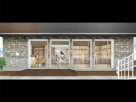 「THE NORTH FACE KIDS原宿店」の外観イメージ