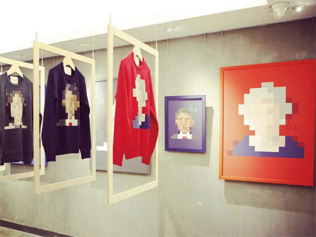 香港での展示会の様子