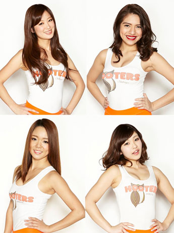 出場する渋谷店の（左上から時計回り）AYAさん、ARISA.Tさん、HANAさん、ARISA.Sさん