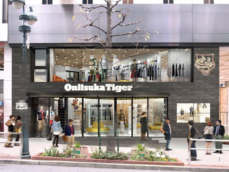 オープンに向け工事が進む「オニツカタイガー渋谷」出店地