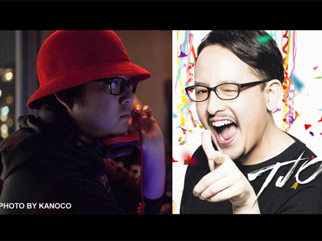 初日にDJとして参加する（左から）KAZUHIRO ABOさんとTakeru John Otoguroさん