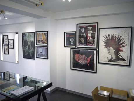 音楽制作に対する姿勢が反映されている作品が並ぶ場内