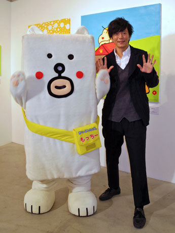 「和んでもらえたら」と来場を呼び掛ける田辺誠一さん