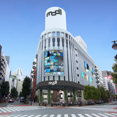 「HMV＆BOOKS TOKYO」が出店する「渋谷モディ」の外観イメージ