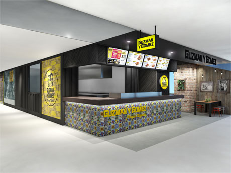 フードゾーン内に出店する店舗外観イメージ