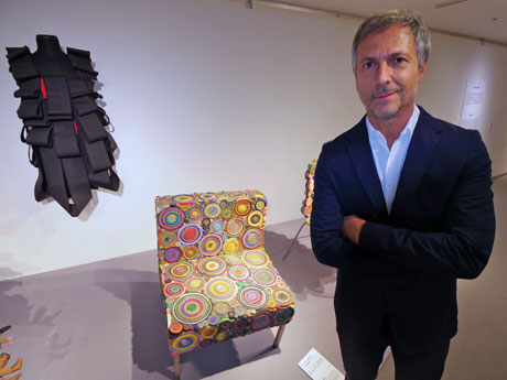 「東京は多くのインスピレーションを与えてくれる」と話すウンベルト・カンパナさん