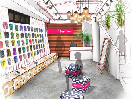 全コレクションをそろえる店舗1階イメージ