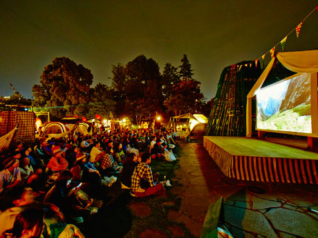 さまざまなキャンプスタイルやアウトドアの過ごし方を提案する（写真は昨年開催時の会場の様子）