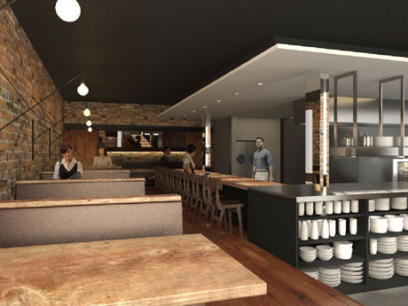 米シェフ、デイビット・マイヤーズさんがプロデュースするカリフォルニアイタリアン「Salt Water」の店内イメージ