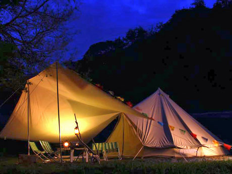 「グランピング」のイメージ