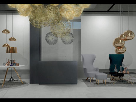 店舗では照明やファーニチャーなどを扱う（写真はイメージ）