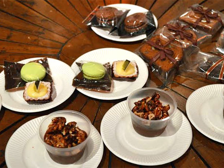 昨年開催時に提供されたナッツを使ったスイーツなど