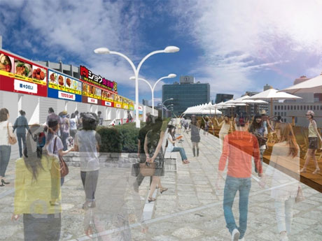 14店舗が出店する会場のイメージ