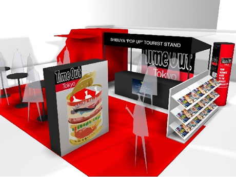 人気土産販売、缶詰・スパークリング日本酒の試食・試飲、観光案内をするポップアップストアのイメージ