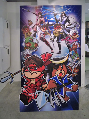 コラボレーションしたビジュアルのフォトスポット