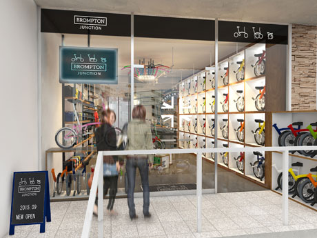 店内が一望できる店頭のイメージ