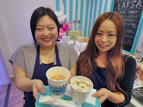 高校からの友人である（左から）小幡奈久美さんと茂木典子さんが立ち上げた