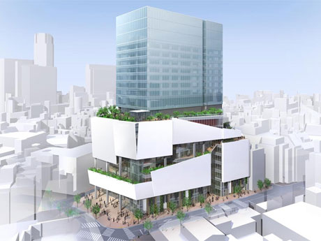 北側から望む完成イメージ