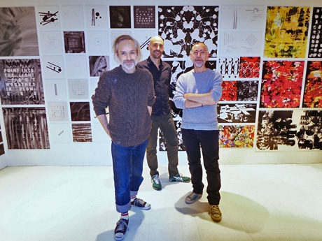 来日した（左から）サイモン・テイラーさん、ジョエル・バウマンさん、ジョン・ワーウィッカーさん