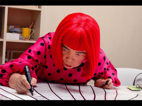 約1年半かけて草間彌生さんを追った&copy;2008 B.B.B.Inc&copy;YAYOI KUSAMA