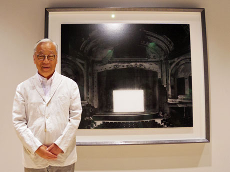 来館した杉本博司さん