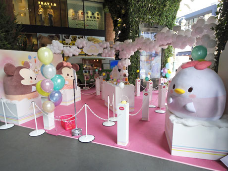 商品の世界観を表現したイベント会場