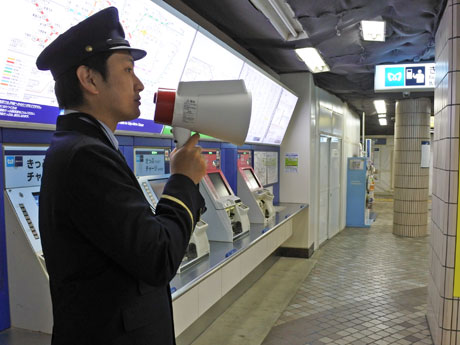 駅構内での使用イメージ